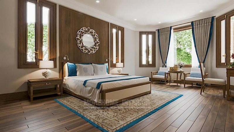 Trang trí nội thất phòng ngủ đẹp sang trọng với